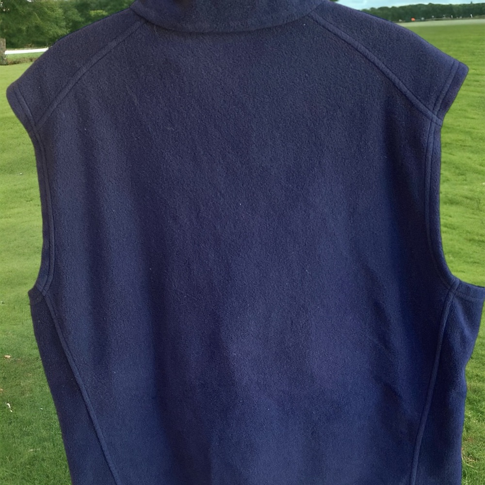 Columbia Fleece Full Zip Vest w Side Seam Pockets Sz XL EUC - Picture 2 of 8